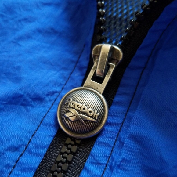 Vintage Retro 90s 80s Women's Reebok Windbreaker Jacket - Picture 3 of 4